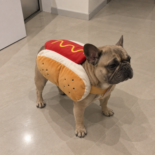 Hotdog dog costume
